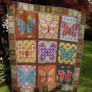 Lovely Pattern Butterfly 2 Quilt Blanket  Quilt
